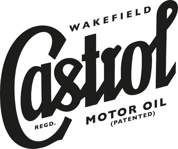 Actual product image Castrol Unisex Adult Registered Script Sweatshirt (4XL)