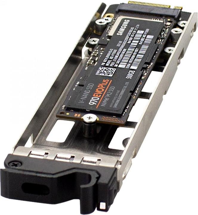 Actual product image Fantec NVMePCIe TR-1 slide-in frame