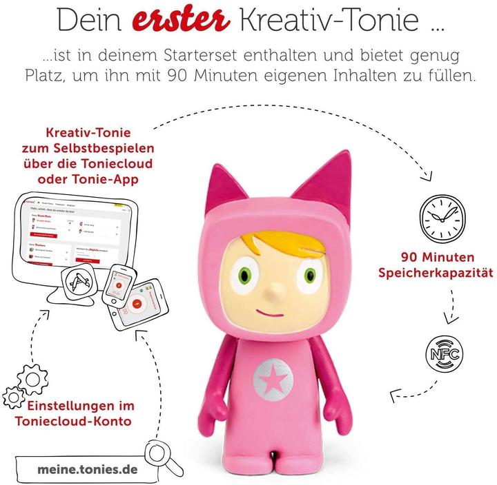 Immagine prodotto Tonies Toniebox Starter Set Rosa (tono creativo) (Tedesco)