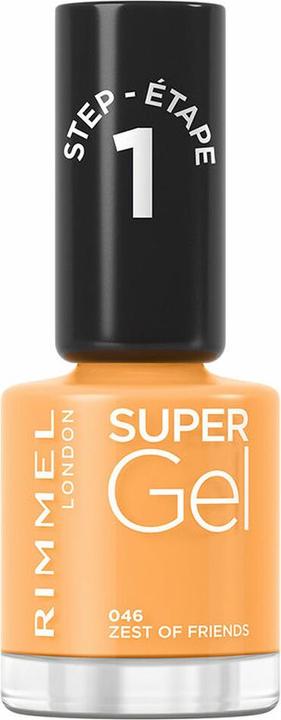 Rimmel London Super Gel STEP1 (046 Zest Of Friends, Gel-Effect Nail Polish)