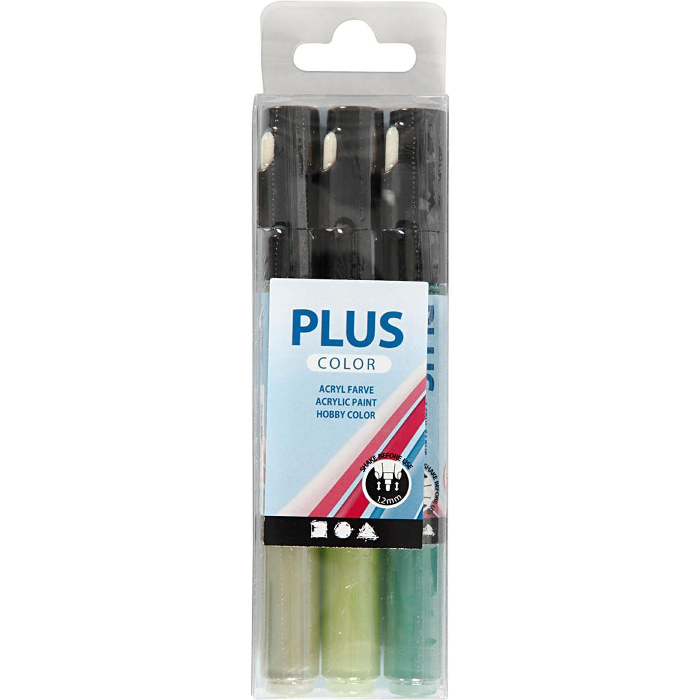 Thumbnail - Creativ Company, Marker, Acrylmarker (Grün, Hellgrün, Dunkelgrün, 2 mm, 3 x)