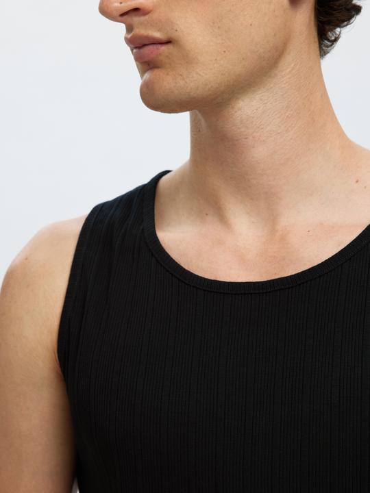 Produktbild Selected Geripptes Baumwoll Tanktop (M)