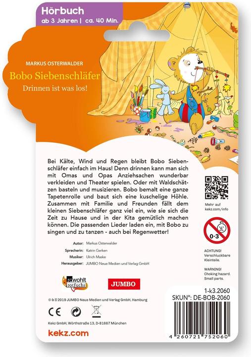 Immagine prodotto Kekz 75206 BOBO SIEBENSCHLAEFER - C'è qualcosa che sta succedendo all'interno! (Tedesco)