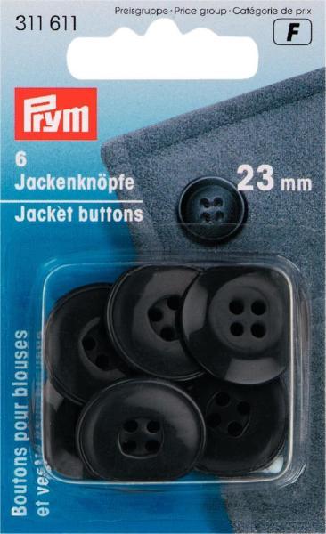 Actual product image Prym Jacket buttons 23 mm dark grey
