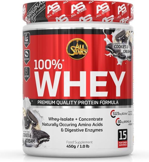 Produktbild All Stars 100% Whey (Cookies-Cream, 1 Stk., 400 g)