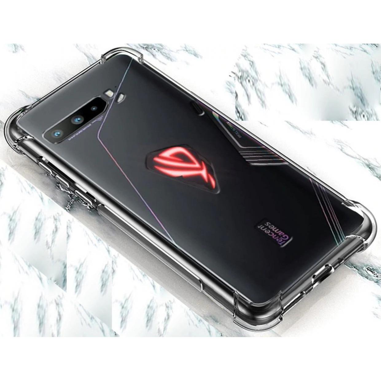 Thumbnail - Screenguard Asus ROG Phone 3 Hülle Crystal Soft Airbag Bumper (Asus ROG Phone), Smartphone Hülle, Transparent