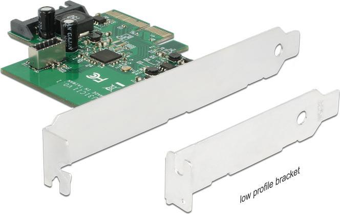 Produktbild Delock PCIe x4 auf 1x intern USB 3.1 Gen. 2