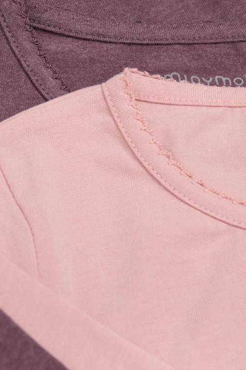 Immagine prodotto Minymo Maglietta Basic 34 L/S da bambino (confezione da 2) (122)