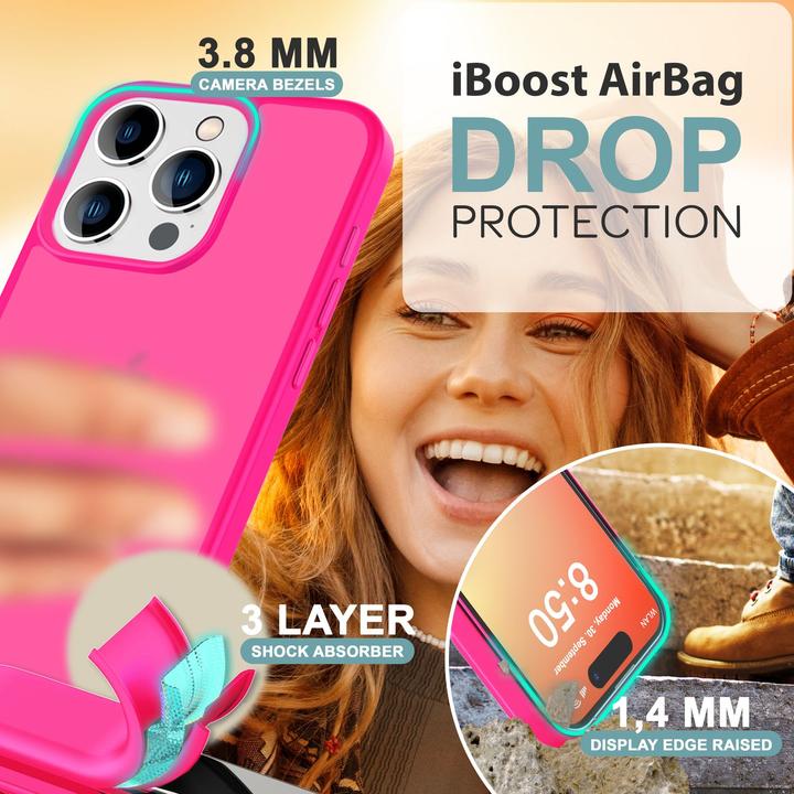 Actual product image Nalia Matte hybrid cover semi-transparent (Apple iPhone 16 Pro Max)