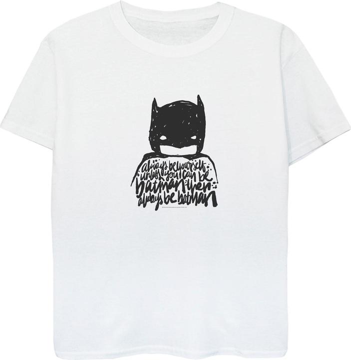 Immagine prodotto Batman Maglietta in cotone con logo Boys Always Be Yourself (140, 146)