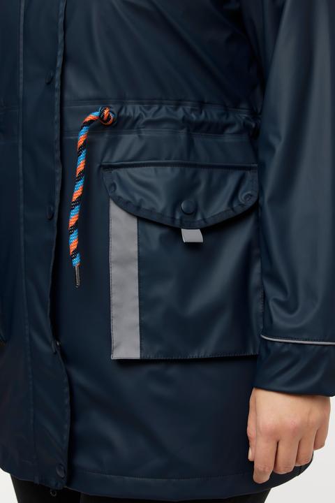 Produktbild Ulla Popken HYPRAR Friesenjacke, Colorblocking, Kapuze, Tunnelzug (46, 48)