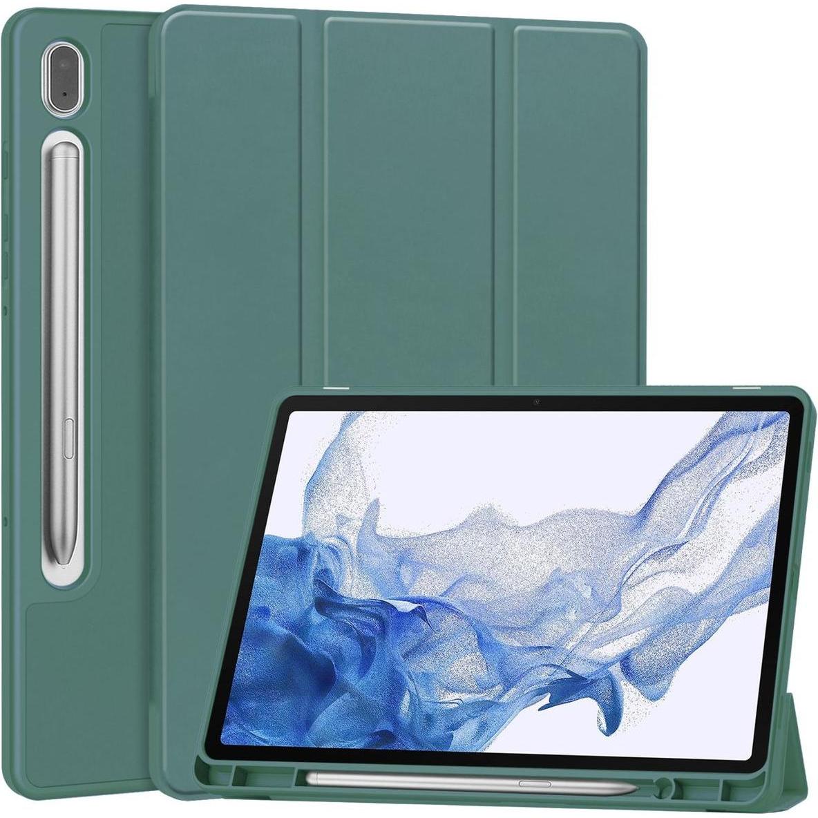 König Design Schutz Tablet Hülle für Samsung Galaxy Tab S9 Case Cover Tasche 3-Fold Etuis Neu (Galaxy Tab S9), Tablet Hü...