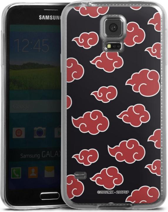 Produktbild DeinDesign Slim Case für Samsung Galaxy S5 Silikon Hülle Ultra Dünn Handyhülle Akatsuki Naruto Shippuden (Samsung Galaxy S5)