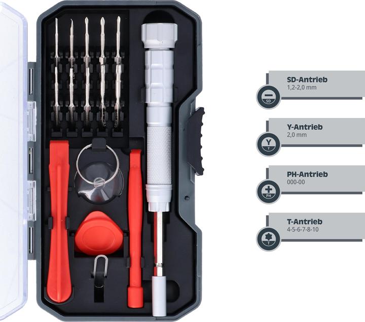 Actual product image Helpmate Smartphone Reparatursatz, 16-teilig