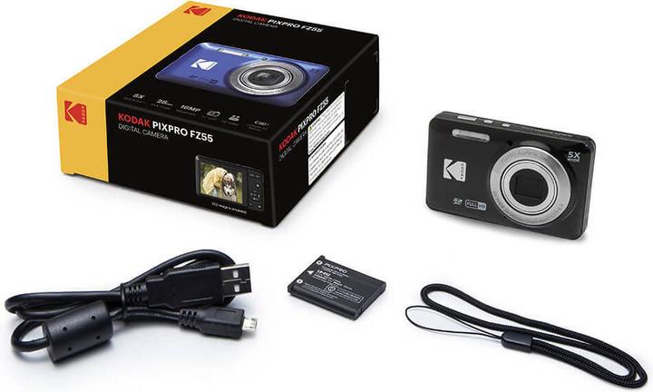 Produktbild Kodak Pixpro FZ55 (5.1 - 25.5 mm, 16 Mpx, 1/2,3'')