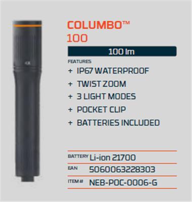 Immagine prodotto Nebo COLOMBO 150 (15.04 cm, 150 lm)