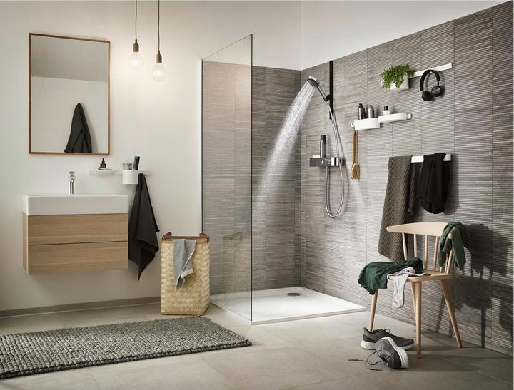 Produktbild hansgrohe WallStoris Ablage (20 x 20 x 16.90 cm)
