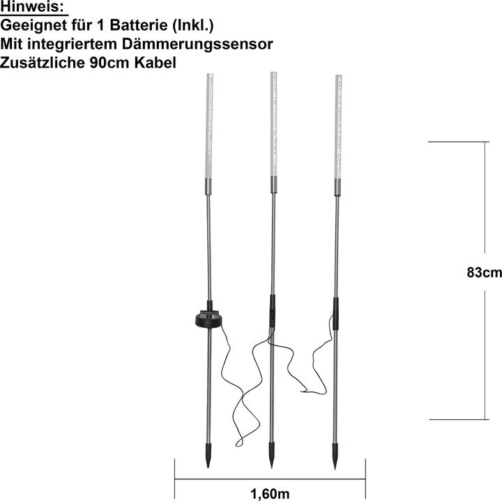 Valeurs nutritives et ingrédients Star Trading Décoration solaire Bubbly 3 broches (IP44)