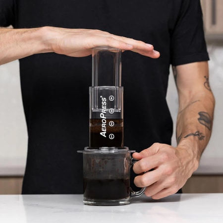 Actual product image Aeropress Clear coffee maker
