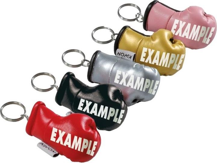 Actual product image Kwon Mini boxing gloves keychain