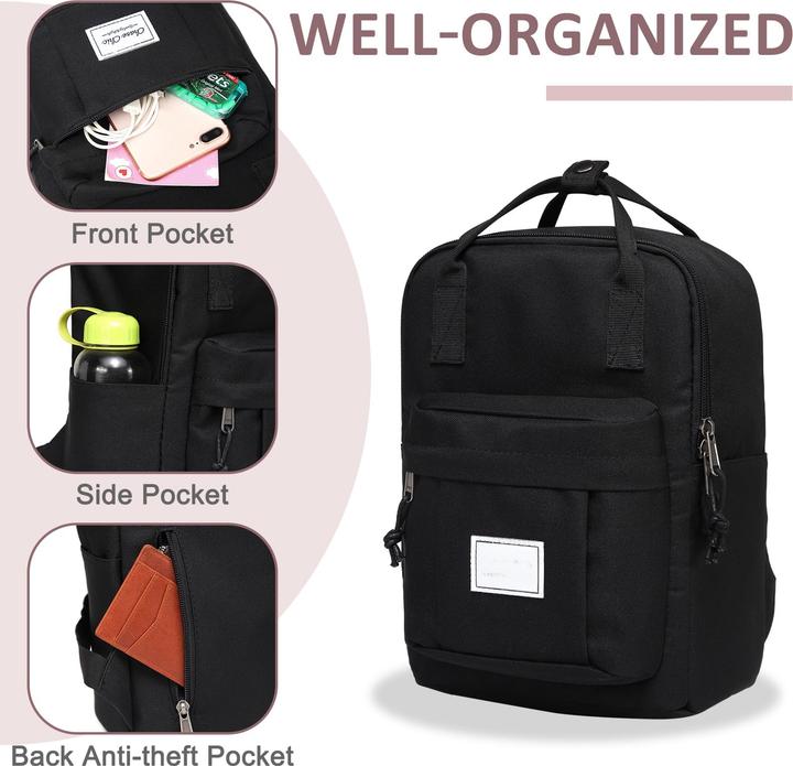 Produktbild Only-Bags.Store Schulrucksack für Teenager, leichter und wasserdichter Schulrucksack, multifunktionaler (8.90 l)
