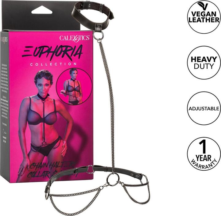 Produktbild CalExotics Euphoria Kettenhalfterhalsband Und Leine