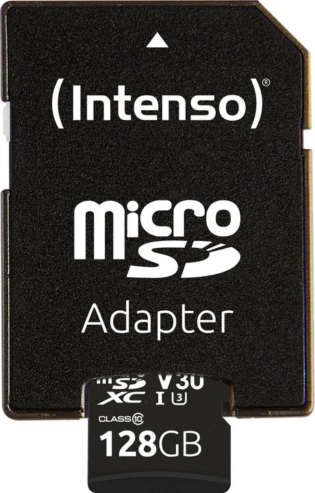 Produktbild Intenso UHS-I Professional (128 GB, microSDXC, U3, UHS-I)
