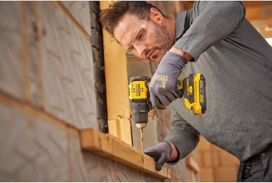 Actual product image Stanley V20 Brushless Cordless Drill