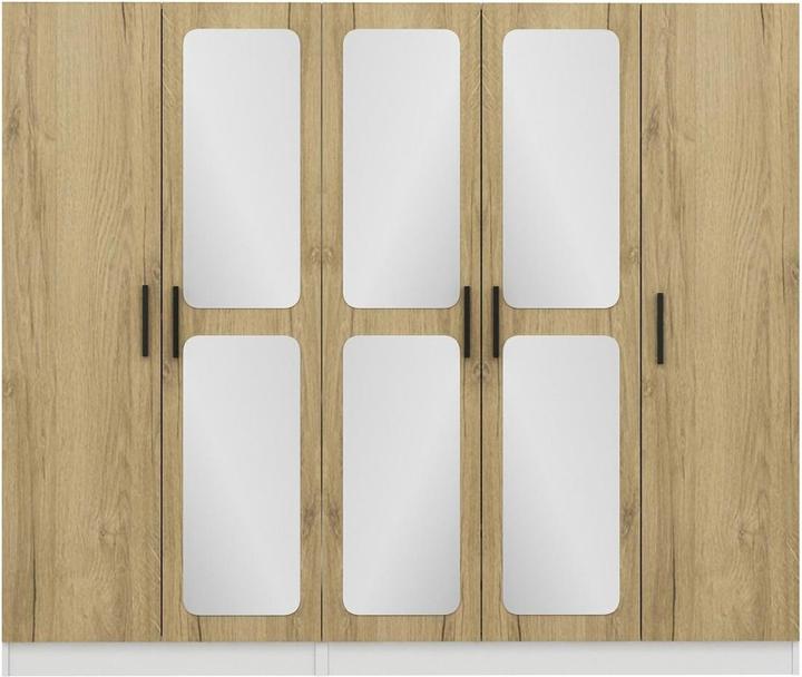 Bianco opaco, Legno di quercia, Specchio