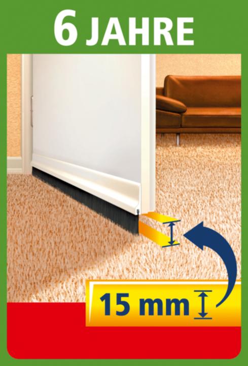 Produktbild tesa tesamoll Türdichtschiene für Teppich, selbstklebend