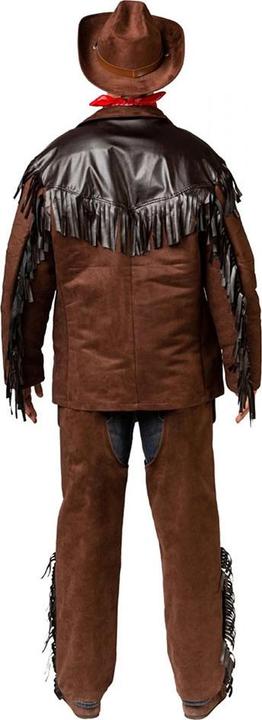 Immagine prodotto Orlob Giacca western da uomo con frange, in finta pelle scamosciata (54)