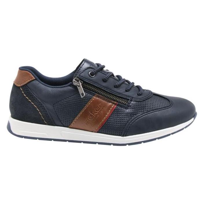 Rieker, Mannen, Sneakers, 11927 - 57203, Blauw, (43)