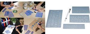 Produktbild Wedo Schriftschablonen Set (11.80 cm)