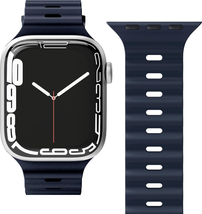 Actual product image Vonmählen Ocean Band Case 2 Band One Navy 42/44/45/49mm (42 mm, 44 mm, 45 mm, 49 mm, Stainless steel, Apple Watch Ultra, Apple Watch Series 1, Apple Watch Series 2, Apple Watch Series 3, Apple Watch Series 4, Apple Watch Series 5, Apple Watch Series 6, Apple Watch Series 7, Apple Watch Series 8, Apple Watch Series 9, Apple Watch SE, Apple Watch Ultra 2)