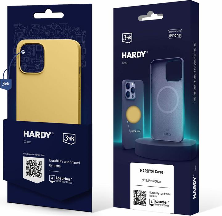 Immagine prodotto 3MK Custodia Hardy per iPhone 15 6.1" żółty/giallo MagSafe (Apple iPhone 15)
