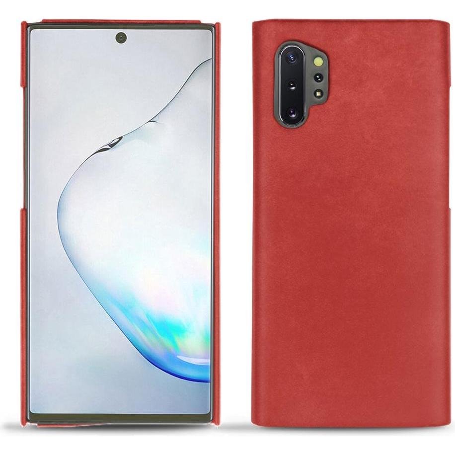 Noreve Lederschutzhülle (Samsung Galaxy Note 10+), Smartphone Hülle, Rot