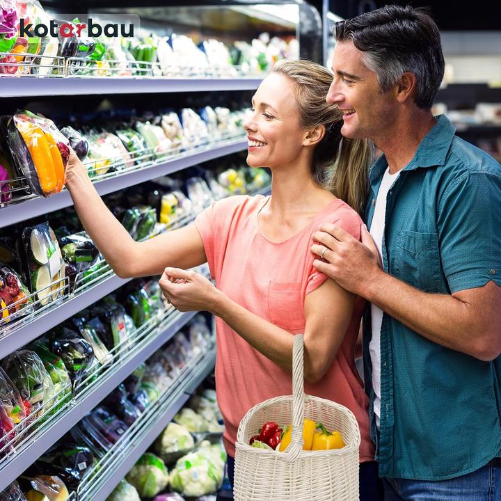 Produktbild Kotarbau Grosser geflochtener Weiden-Einkaufskorb mit Henkel