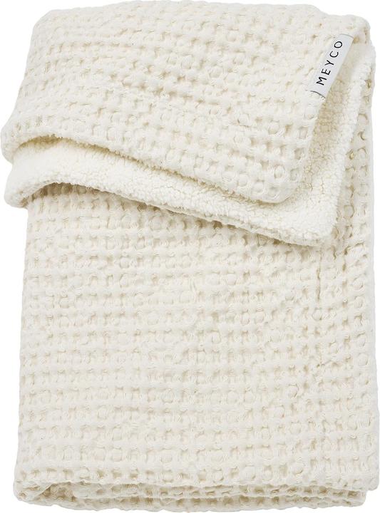Meyco Waffle teddy baby blanket