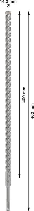 Produktbild Bosch Zubehör PRO SDS plus-5X Hammerbohrer, 14 x 400 x 460 mm (14 mm)