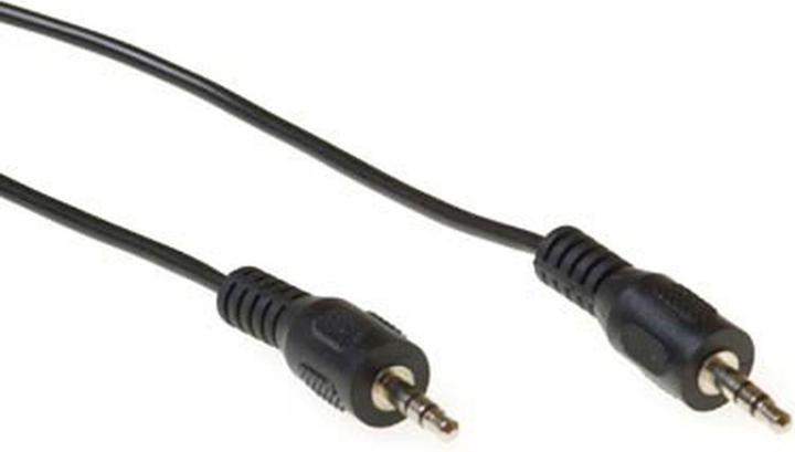 Image du produit ACT 2.50 mètres de câble de connexion audio 1x 3,5 mmm jack mâle - 1x 3.5mm stéréo jack mâle (2.50 m, Jack 3,5 mm (AUX))