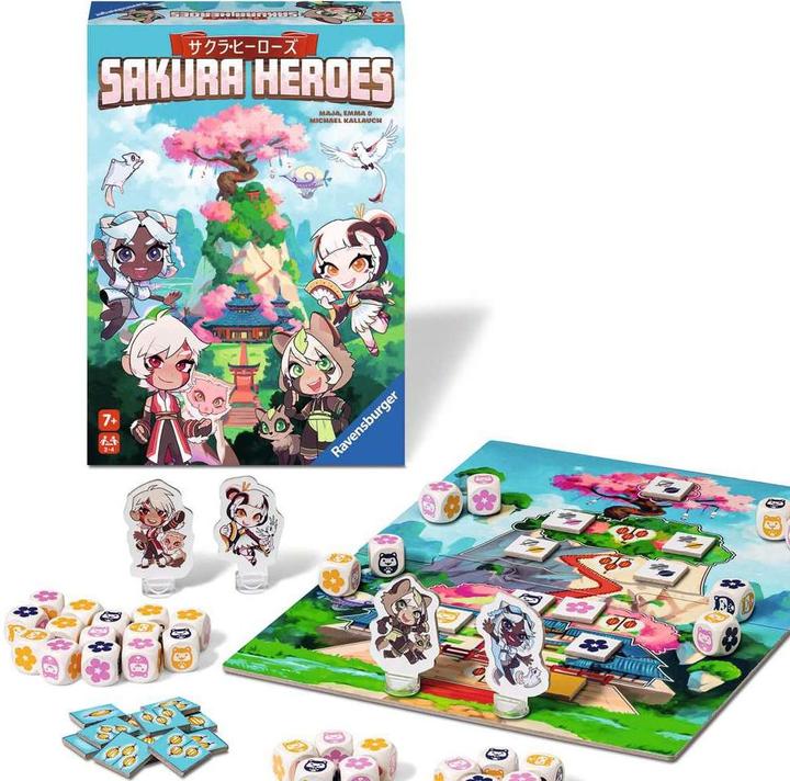 Produktbild Ravensburger Sakura Heroes (Deutsch, Spanisch, Französisch, Niederländisch, Italienisch, Portugiesisch, Englisch)