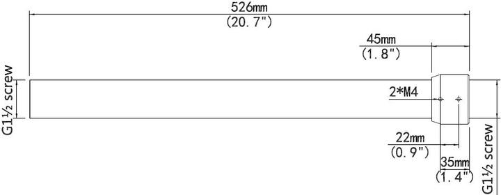Nutritional values and ingredients Allnet ip camera zbh pendant mount/ceiling extension all-cam2498-lep 500mm (Mounting kit)