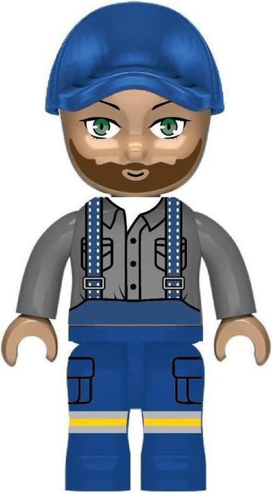 Actual product image Kiddicraft Large tractor with trailer