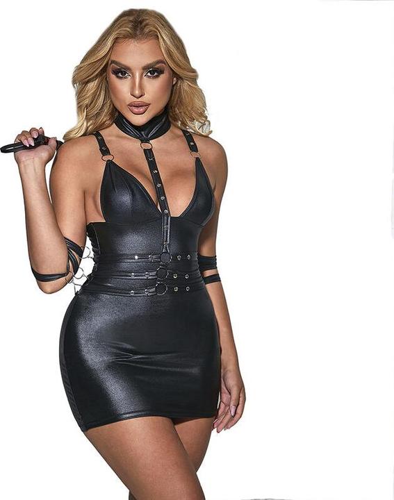 Actual product image Subblime 954413 LEATHER BONDAGE BODY BLACK L/XL (L, XL)
