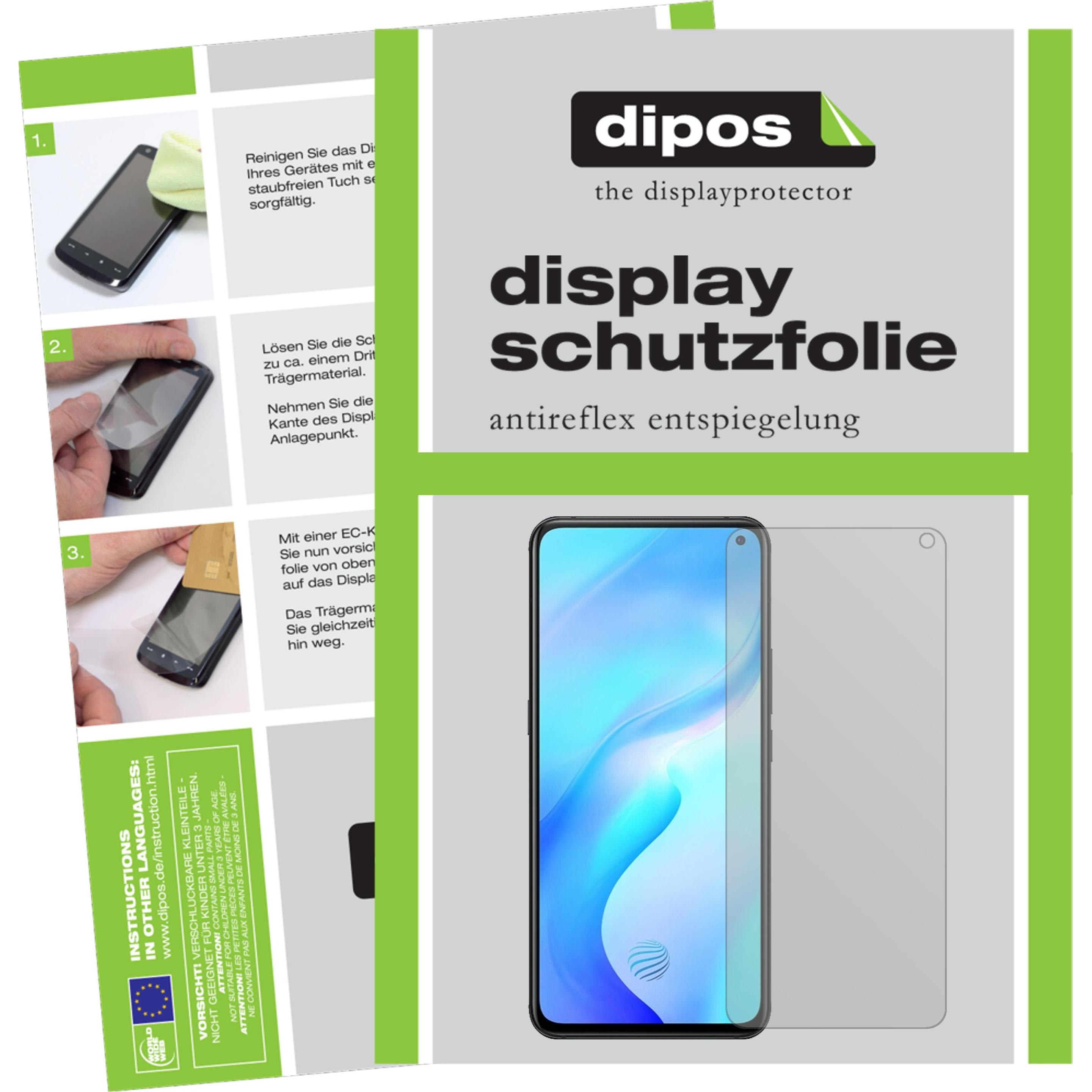 Dipos Displayschutzfolie Antireflex (5 Stück, Vivo X30), Smartphone Schutzfolie, Transparent