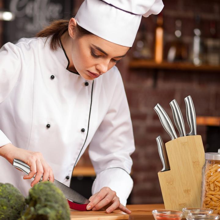 Actual product image Relaxdays Knife block