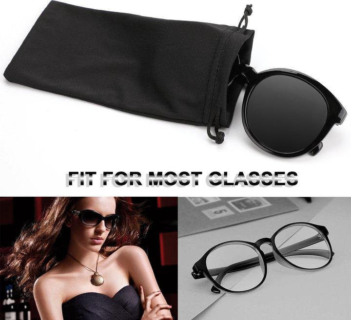 Produktbild Only-Bags.Store Mikrofaser Brillenetuis Sonnenbrillentaschen 6 Stück, Slip in Brillen Sonnenbrillentaschen