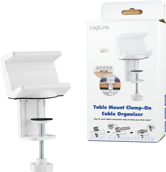 Image du produit LogiLink Support à pince pour blocs multiprises