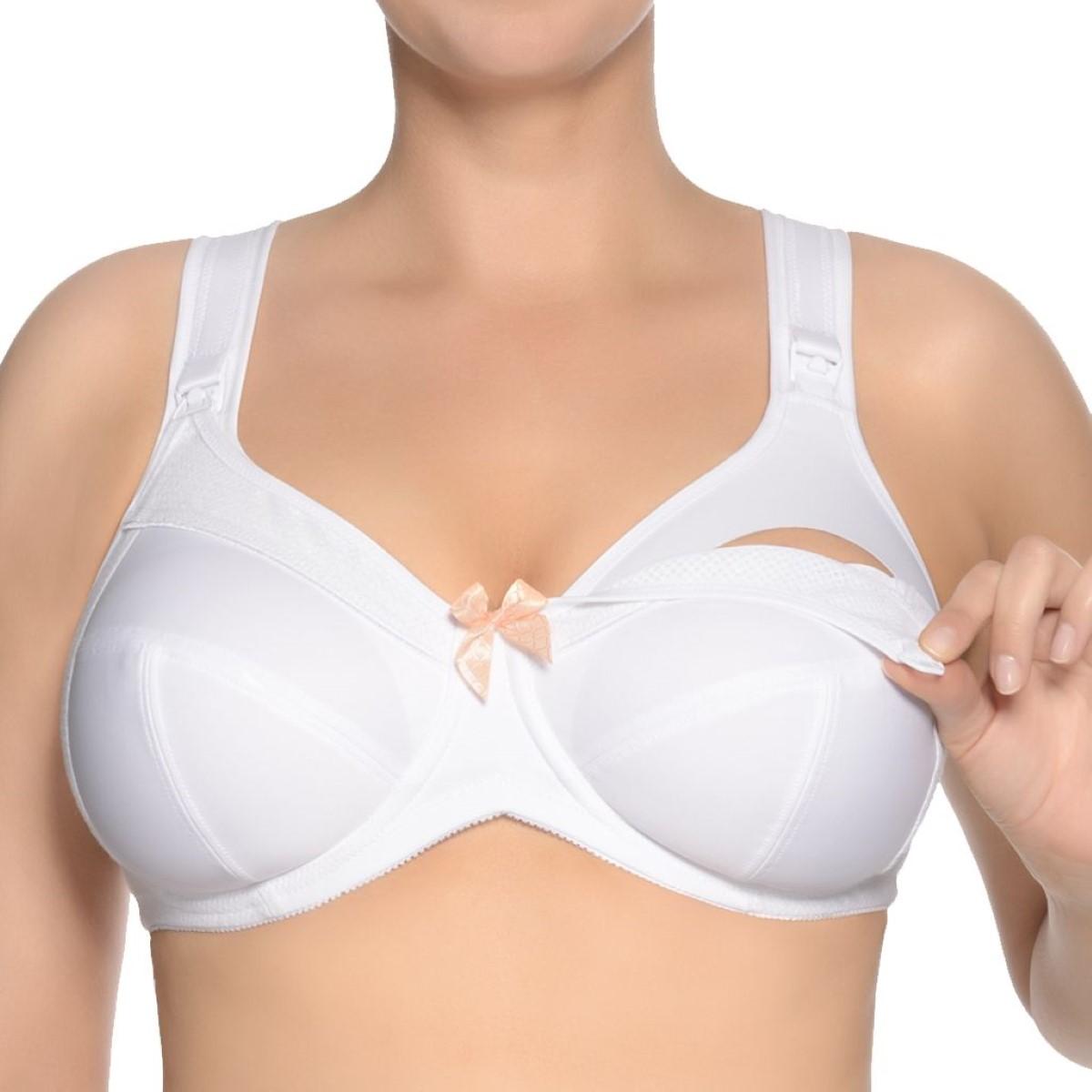 Ulla, Still-BH, Lilly Still-BH mit Bügel, Weiss, (75 H)