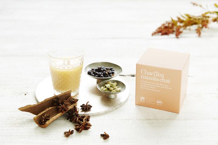Produktbild ChariTea Masala Chai Bio - Tee - 20 Teebeutel (40 g)